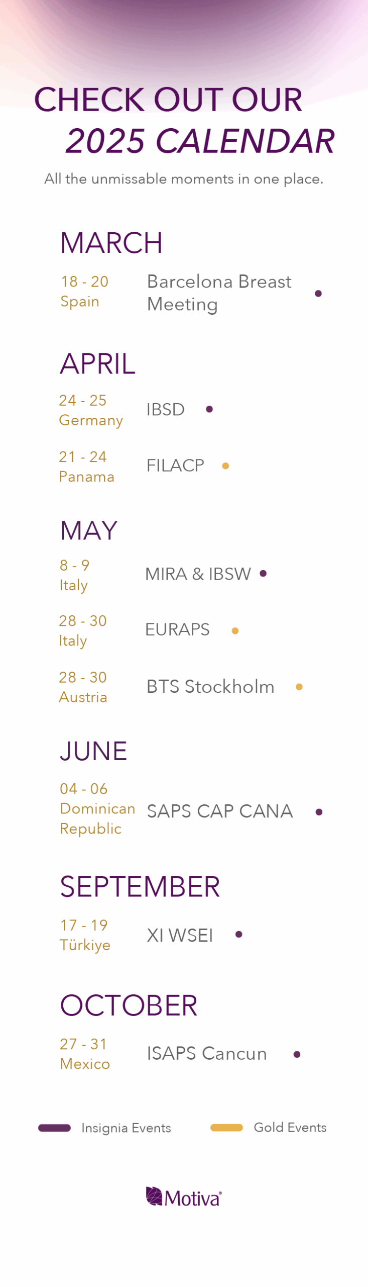 2026 calendar events